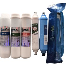 Pure Tech Yakut ve Optima Su Arıtma Cihazı 6 Lı Filtre Seti
