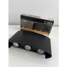 Cata Haiti LED Aplik (CT-8011) 700LM 3200K Günışığı Siyah Kasa