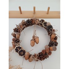 Ss Eral Koop Tasarım Kapi Süsü/duvar Dekor/çelenk 30 cm