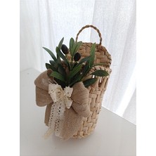 Ss Eral Koop Hasir El Yapımı Zeytin Dalı Sepet