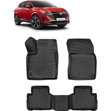 X Power Tuning Nissan Qashqai 2022-2025 Arası Uyumlu 3D Havuzlu Paspas