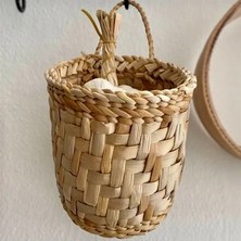 Ss Eral Koop Çok Amaçlı El Yapımı Hasır Sepet / Düzenleyici Sepet