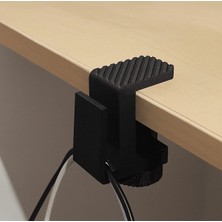 Shhobi Masa Kenarı Şık Kablo Tutucu - Masa Kenarı Asılabilir Kablo Klipsi Kablo Tutucu Kablo Düzenleyici