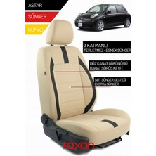 Raxon Nissan Micra 2008 ve Sonrası Için 2+1 Binek Araçlara Uyumlu Tay Tüyü Oto Koltuk Kılıfı