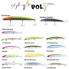 Fujin Volt VL125S 14GR 12.5cm Slow Sinking Maket Balık 023 Red Head