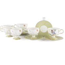 Mikasa Moor Green Garden 6lı Kahve Fincan Seti 90CC