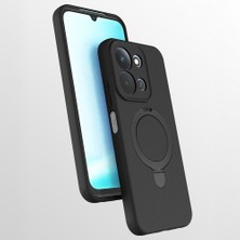 Pilanix Xiaomi Redmi 15C Kılıf Magsafeli Standlı Mat Samara Kapak