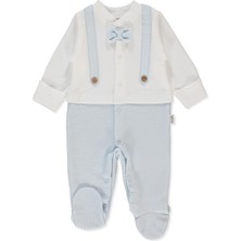 Bebetto Jakarlı Iki Ip Patikli Tulum (Baby Kıng/25) Mavi