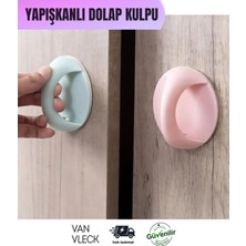 Van Vleck Yapışkanlı Dolap ve Çekmece Kapağı Açma Kulpu – Pratik ve Kolay Montajlı Tutacak