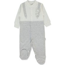 Bebetto Interlok Patikli Tulum (Be Kınd) Gri Melanj