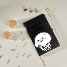 Çılgıntrend Unutmayın Ki Bana Hiçbir Şey Olmaz Yazılı Sevimli Karakter Tasarım Defter