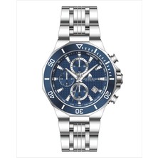 Navimarine Gümüş Çelik Kordon Erkek Kol Saati L-NAVI024-COL 2