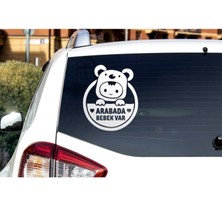 Sticker Usta Arabada Bebek Var Sticker Araba Oto Sticker 000001
