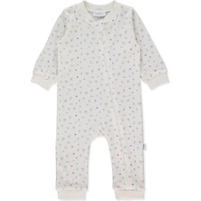 Bebetto Süprem Patiksiz Fermuarlı Tulum (Sweet Jumpsuıts/25-My Mushroom) Ekru