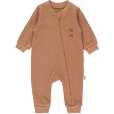 Bebetto Waffle Süprem Patiksiz Tulum (Wooden Car) Kahverengi