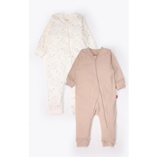 Bebetto Eldivensiz Patiksiz Tulum 2li (Cute Bear) Bej