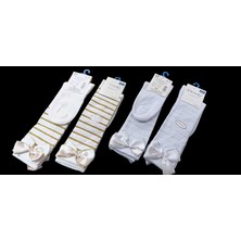 Ekinoks Kiz Dizalti Aksesuarli Çorap 4 Adet