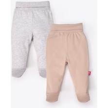 Bebetto Patikli Pantolon 2li (Always Raporlu Interlok) Bej