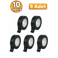 Ozmus Avm 5'li Set Süper Güçlü Elektrik Izolasyon Bandı | 10 Metre | Sağlam ve Dayanıklı Izole Bant