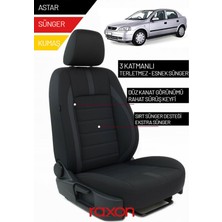 Raxon Opel Astra G Hb 1998 ve Sonrası Için 2+1 Binek Araçlara Uyumlu Tay Tüyü Oto Koltuk Kılıfı