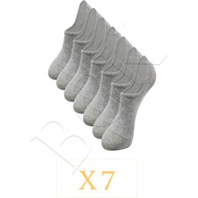 Bgk Unisex 7'li Görünmez Spor Ayakkabı Çorabı
