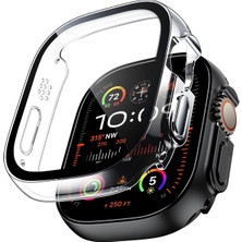 Forzacase Apple Watch Ultra 3 49MM ile Uyumlu Önü Kapalı Ekran Korumalı Sert Rubber Kılıf - FC015