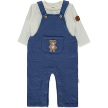 Bebetto Jakarlı Kapitone Salopet 2li Takım (Bearısh) Indigo