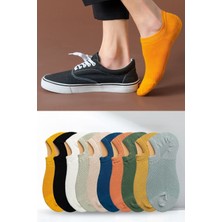 Bgk Unisex 10'lu Görünmez Spor Ayakkabı Çorabı Pamuk ve Elastan Karışımı ile Konforlu