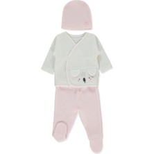 Bebetto Kadife Zıbın Set 3lü Takım (My Lıttle One) Pembe