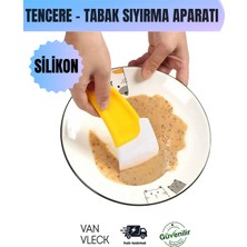 Van Vleck Silikon Tava ve Tencere Kazıyıcı – Tabak Sıyırma Aparatı, Esnek Mutfak Temizlik