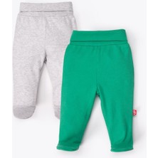 Bebetto Patikli Pantolon 2li (Always Raporlu Interlok) Yeşil