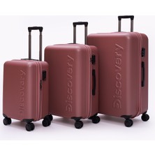 Discovery 3'lü Valiz Seti – Ultra Hafif, Darbe Dayanıklı, 360° Sessiz Tekerlek, Tsa Kilit