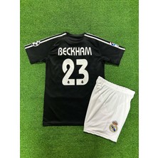 Real Madrid 2004/05 Sezonu David B.e.c.k.h.a.m Nostalji Çocuk Forması (Black)