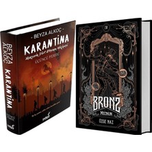 İndigo Kitap Bronz 4 Mecnun Ciltli ve Karantina 3 Ciltli Beyza Alkoç 2li Set