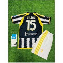 S 2023/24 Yeni Sezon Kenan Yıldız Çocuk Forması 3'lü Set (Yellow)