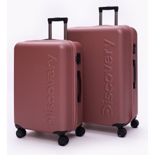 Discovery 2'li Valiz Seti Büyük ve Orta Boy – Ultra Hafif, Darbe Dayanıklı, 360° Sessiz Tekerlek, Tsa Kilit