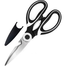 Prokitchen Paslanmaz Çelik Ultra Keskinleştirilmiş Mutfak Makası Çok Amaçlı Balık Et Sebze Makası