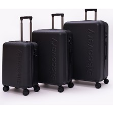 Discovery 3'lü Valiz Seti – Ultra Hafif, Darbe Dayanıklı, 360° Sessiz Tekerlek, Tsa Kilit