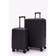 Discovery 2'li Valiz Seti Büyük ve Kabin Boy – Ultra Hafif, Darbe Dayanıklı, 360° Sessiz Tekerlek, Tsa Kilit