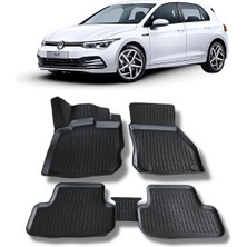 X Power Tuning Vw Golf 8 (2019-2022) Uyumlu 3D Havuzlu Paspas