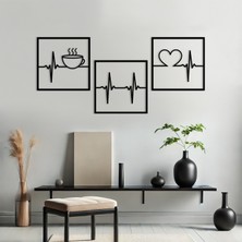 Ala Design Nabız Temalı Ahşap Duvar Tablosu