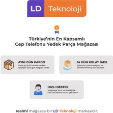 M21 Realme C55 Uyumlu LCD Ekran Dokunmatik + B7000 15ML Yapıştırıcı Ld-01 Siyah