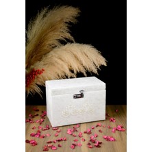 Adenz Takı / Zarf Sandığı Şifreli Kilitli - Çeyiz Nişan Söz Düğün Sandık Çeyiz