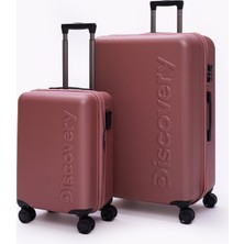 Discovery 2'li Valiz Seti Büyük ve Kabin Boy – Ultra Hafif, Darbe Dayanıklı, 360° Sessiz Tekerlek, Tsa Kilit