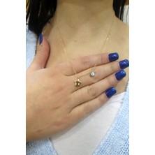 Şamlı Erdoğan 14 Ayar Altın Nazar Boncuklu Yıldız Kolye