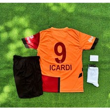 G.A.L.A.T.A.S.A.R.A.Y.2024/25 Yeni Sezon Ⓘⓒⓐⓡⓓⓘsarı Kırmızı Parcalı Çocuk Forması 4lü Set 5 Yıldız