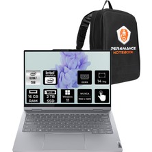Lenovo Thinkbook 14 Gen 5 Core Ultra 7 255U Notebook 16GB RAM 2TB SSD 14" FHD+ Win11 Home + Per4 Çanta 21SQ002TTXP370