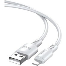 Elixem İphone Uyumlu USB 2.0A Data ve Şarj Kablosu Plastik 1 Metre
