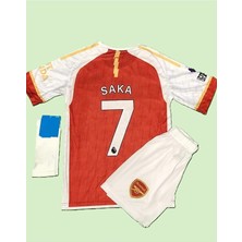 Bukayo Saka 2023-24 Sezonu Çocuk A,r,s,e,n,a,l, Iç Saha Forması 3'lü Set