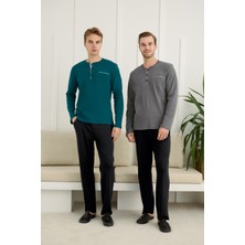 Nightlove Erkek Uzun Kollu Pijama Takımı